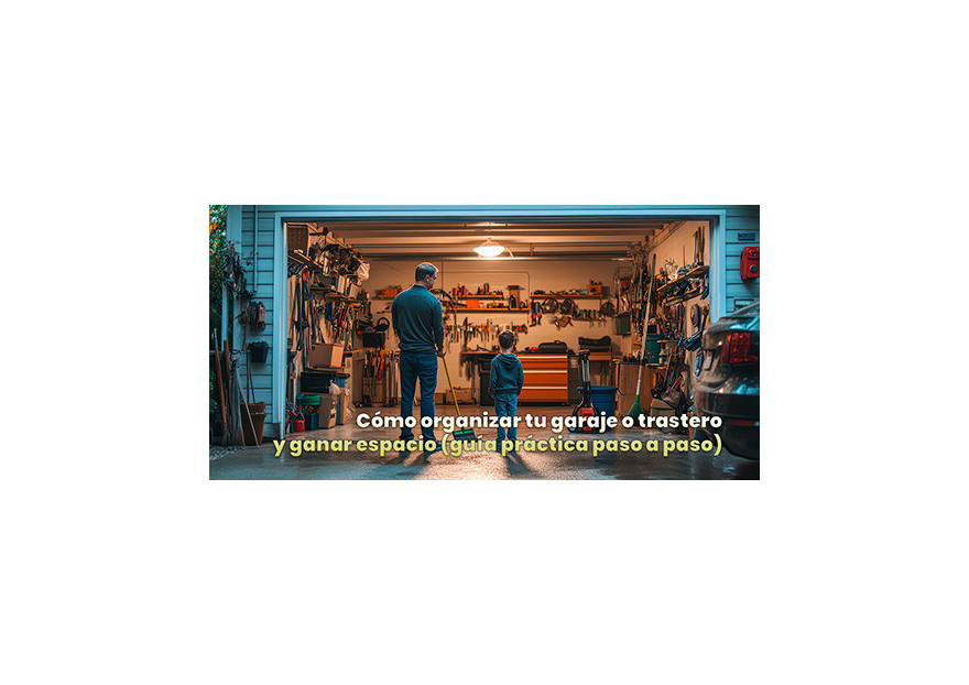 Cómo organizar tu garaje o trastero y ganar espacio (guía práctica paso a paso)